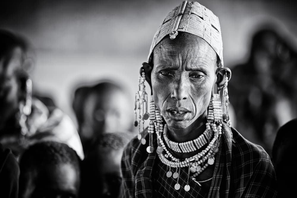 Wise African Elder by Goran Jovic — canvas wall art