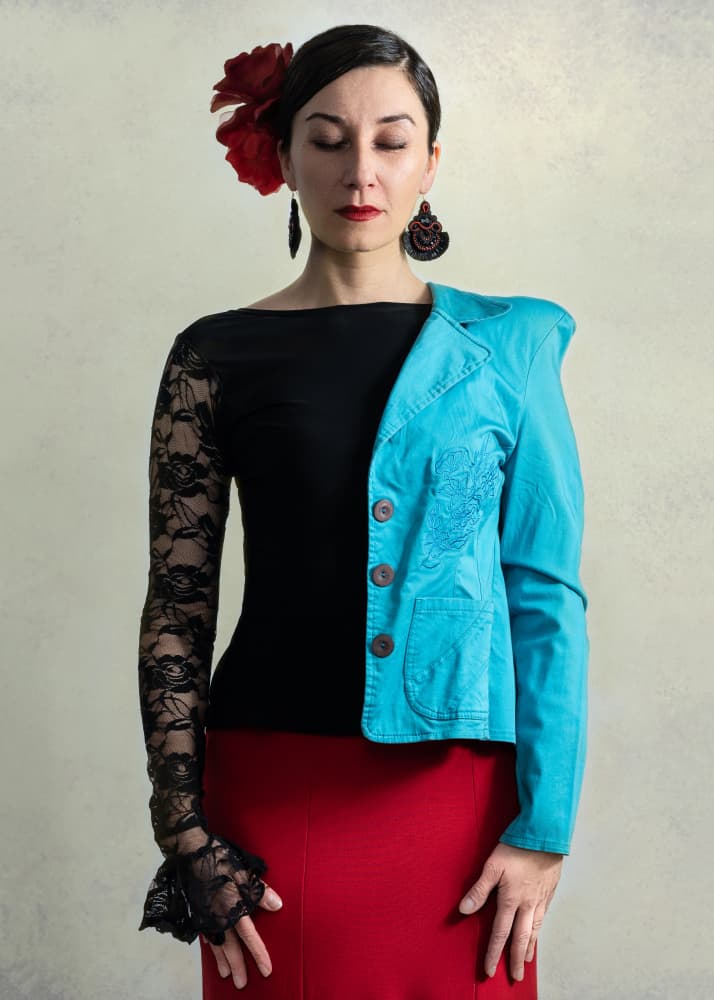 Dramatic Flamenco Fashion by Joanna Ras — canvas wall art
