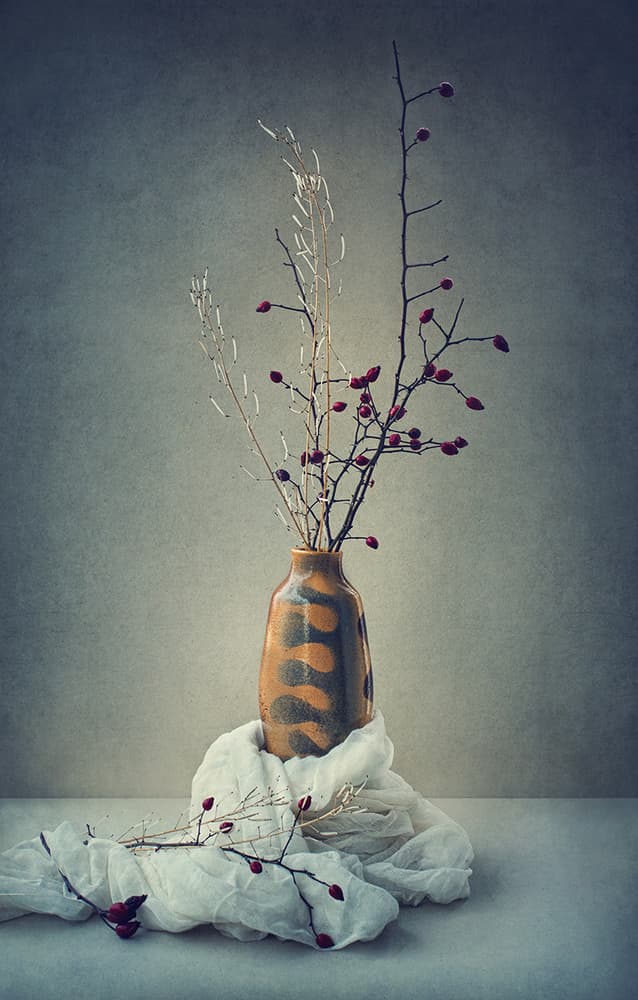 Rustic Winter Still Life by Dimitar Lazarov - Dim — canvas wall art