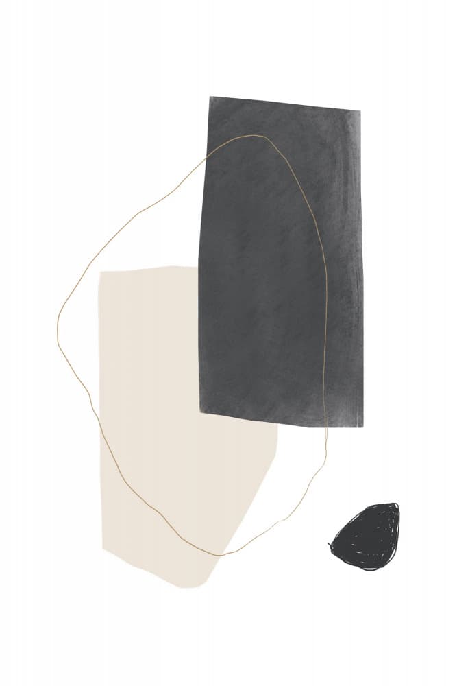Shapes and Shadows by uplusmestudio — canvas wall art