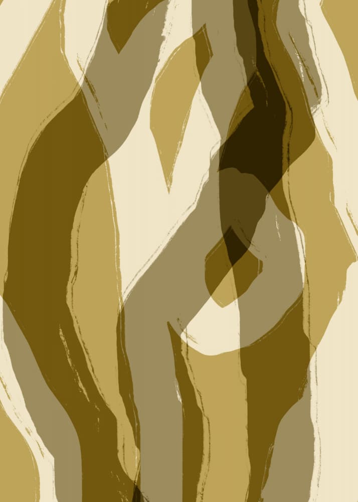 Flowing Earth Tones by Dina Dankers — canvas wall art