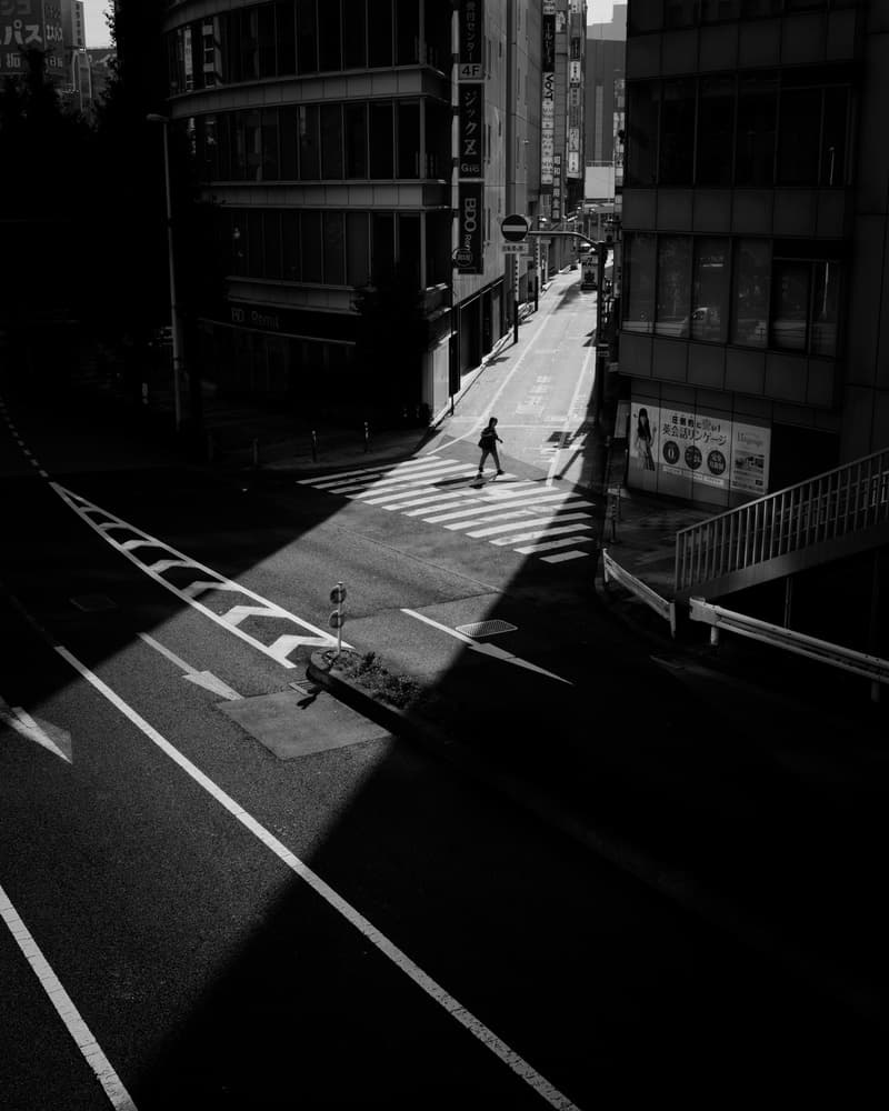 Solitary Figure Urban Shadows by Yasuhiro Takachi — canvas wall art
