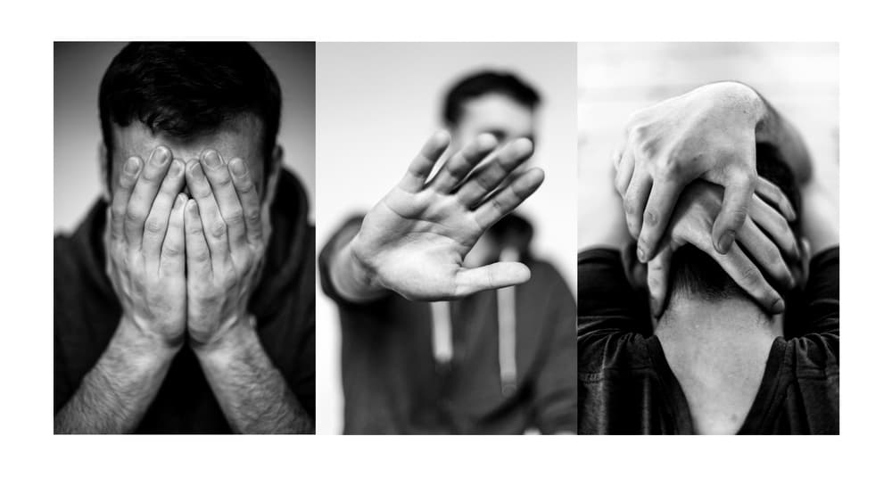 Man's Emotional Struggle by Heidi Bartsch — canvas wall art