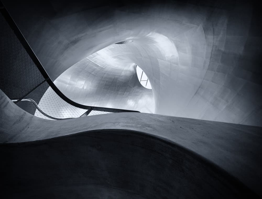 Spiral Light Architecture by Jeroen van de Wiel — canvas wall art