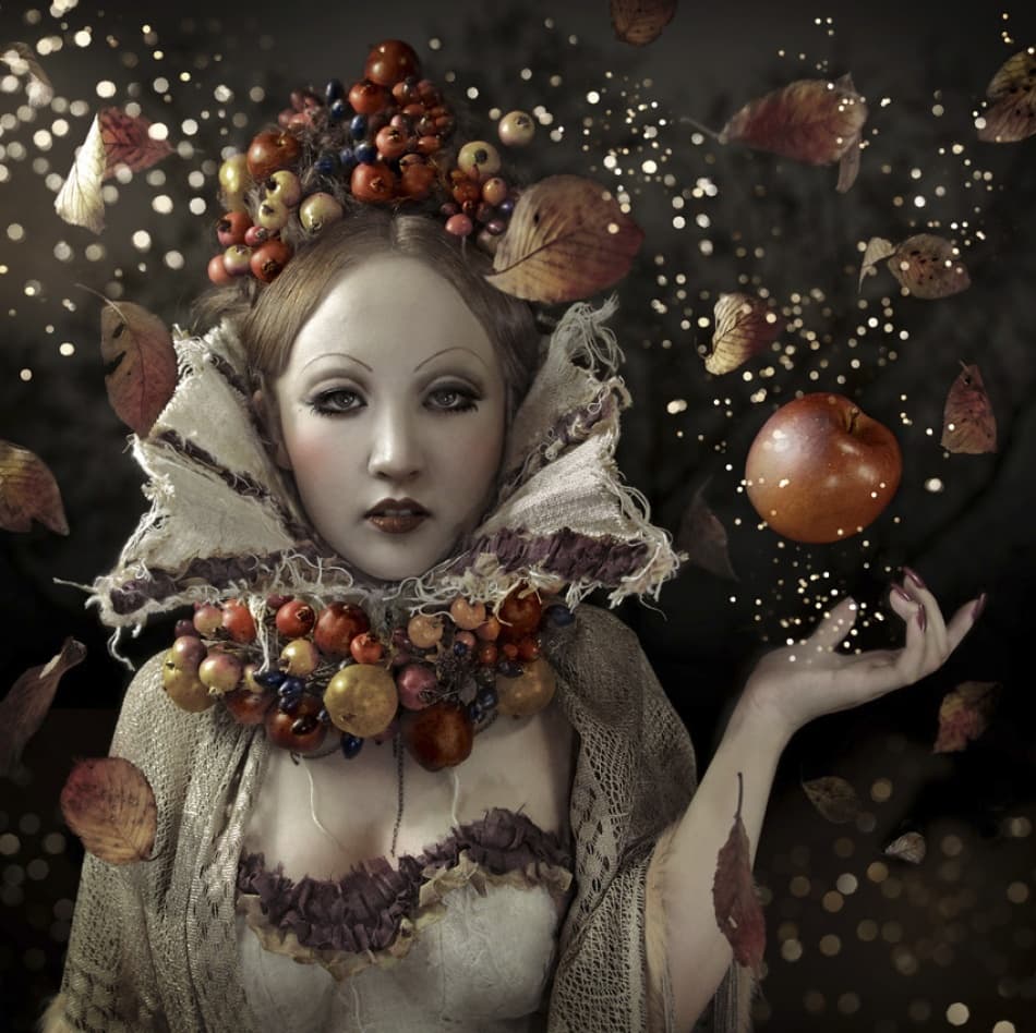 Enchanted Autumn Queen by Kiyo Murakami — canvas wall art