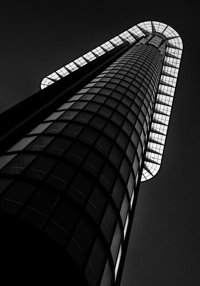 Modern Tower Ascent by Jef Van den Houte — canvas wall art