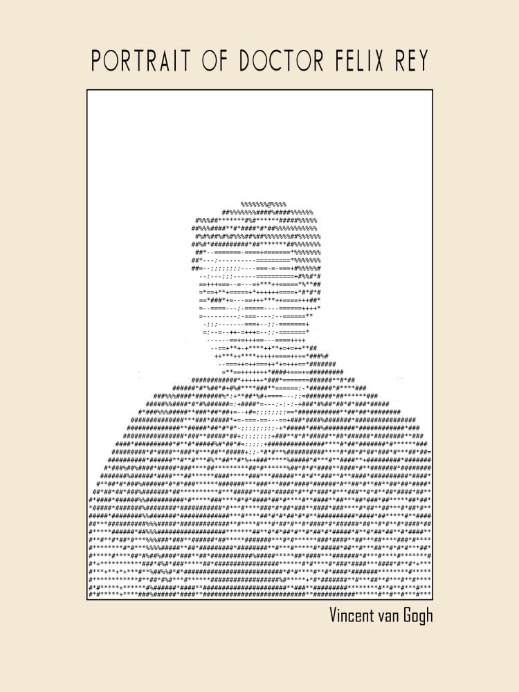 Modern Text Portrait by Doa Project — canvas wall art