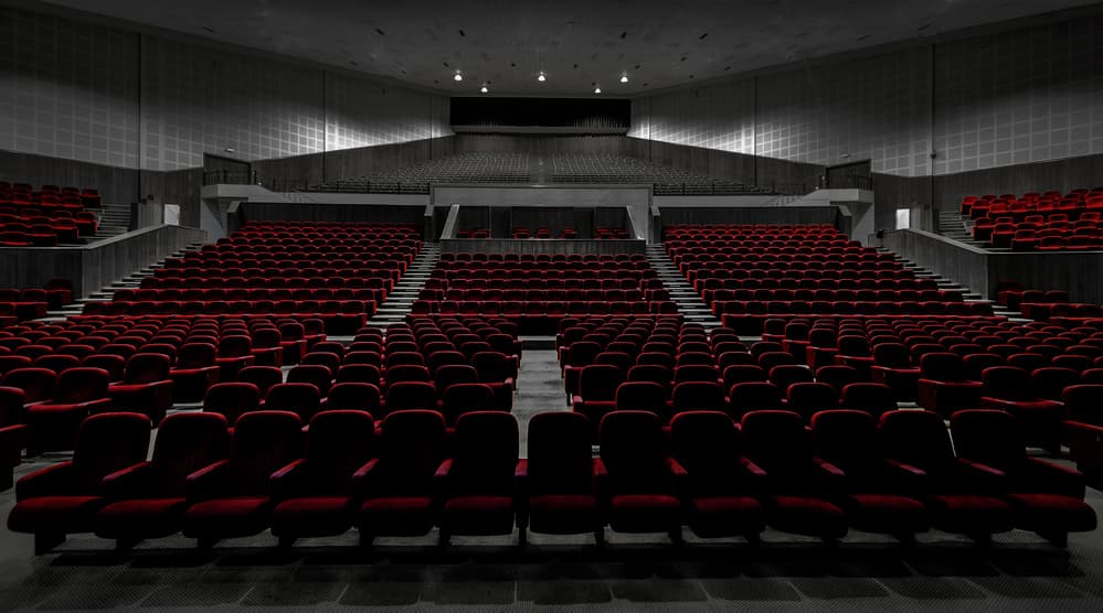 Grand Empty Theater by Muhammad Almasri — canvas wall art