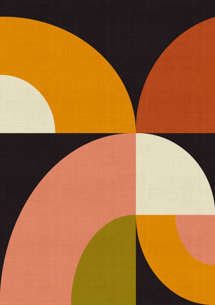 Geo Shapes Fall 21 Geo by Ana Rut Bre — canvas wall art