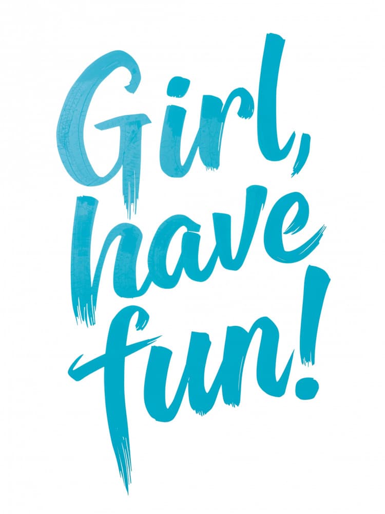 Carefree Girl Fun by Ohkimiko — canvas wall art