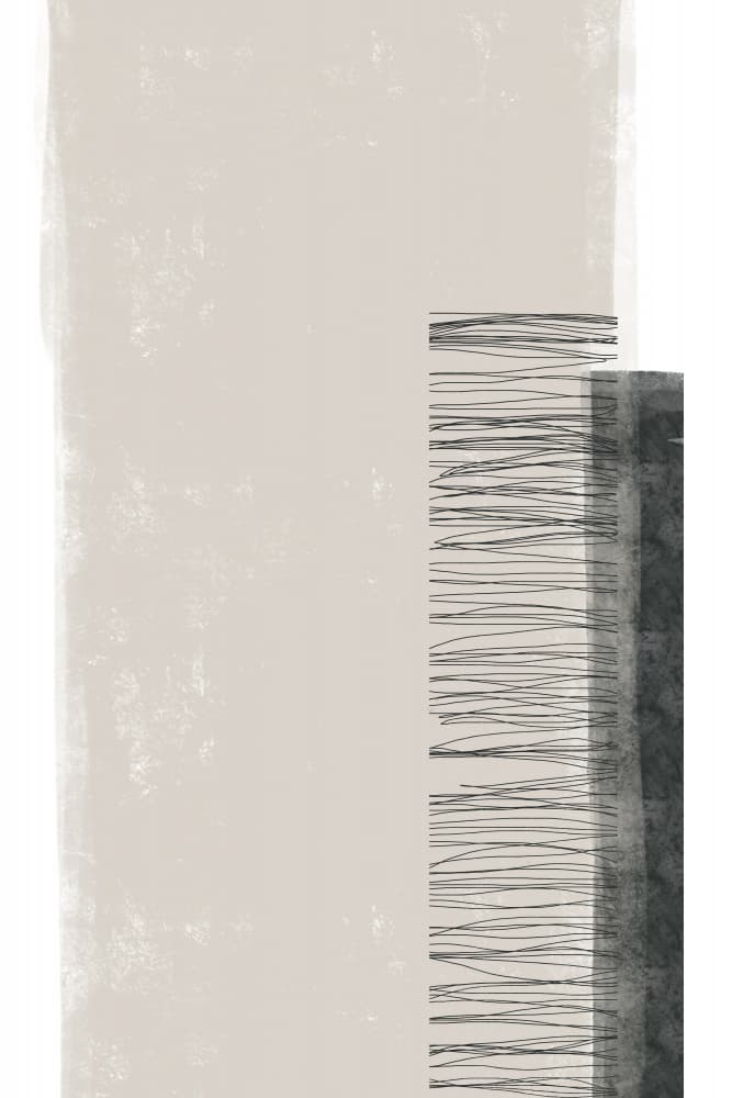 Monochromatic Palette With Vertical Lines by uplusmestudio — canvas wall art