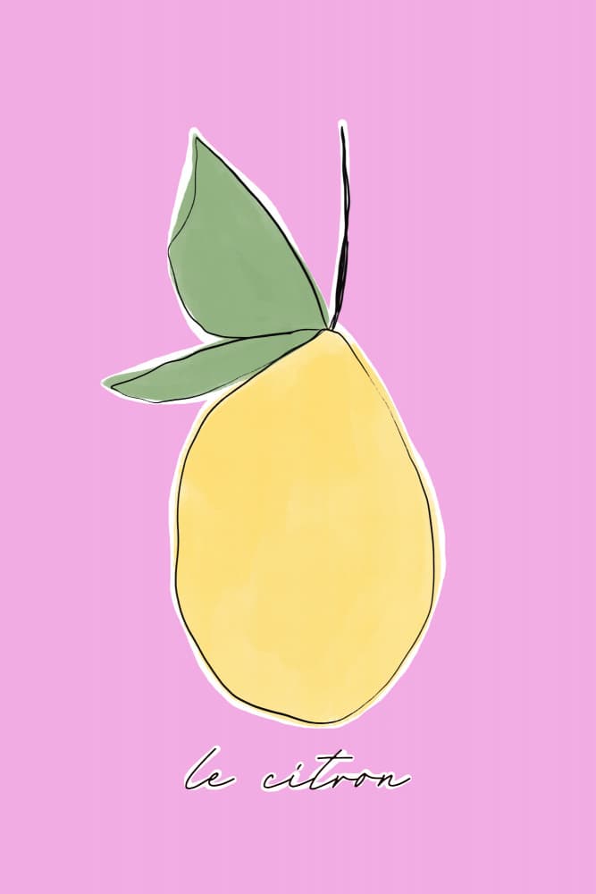 Citrus Delight by uplusmestudio — canvas wall art