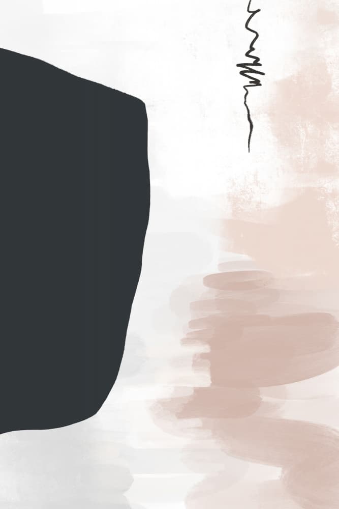 Minimalist Bold Black Shapes by uplusmestudio — canvas wall art