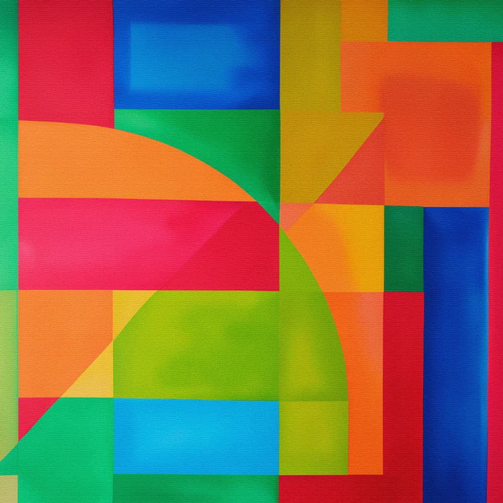 Vivid Geometry by THE MIUUS STUDIO — canvas wall art