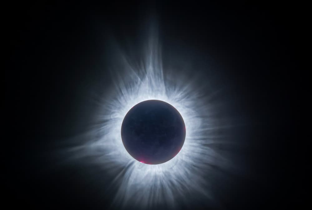 Total Solar Eclipse by Gregor Kresal — canvas wall art