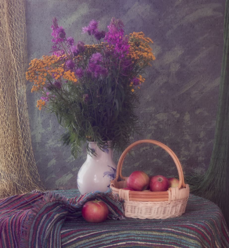 Rustic Autumn Still Life by UstinaGreen — canvas wall art