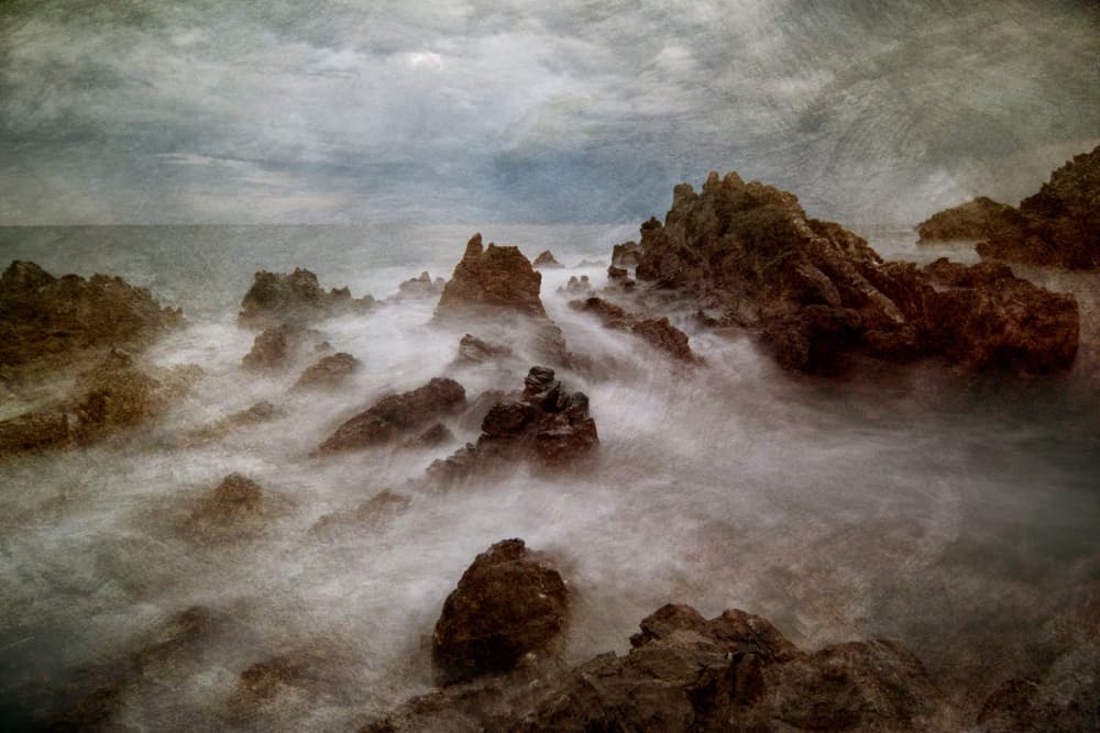 Misty Rocky Coast