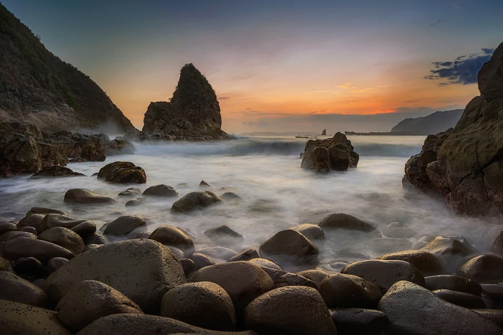 Serene Ocean Twilight by Arief Siswandhono — canvas wall art