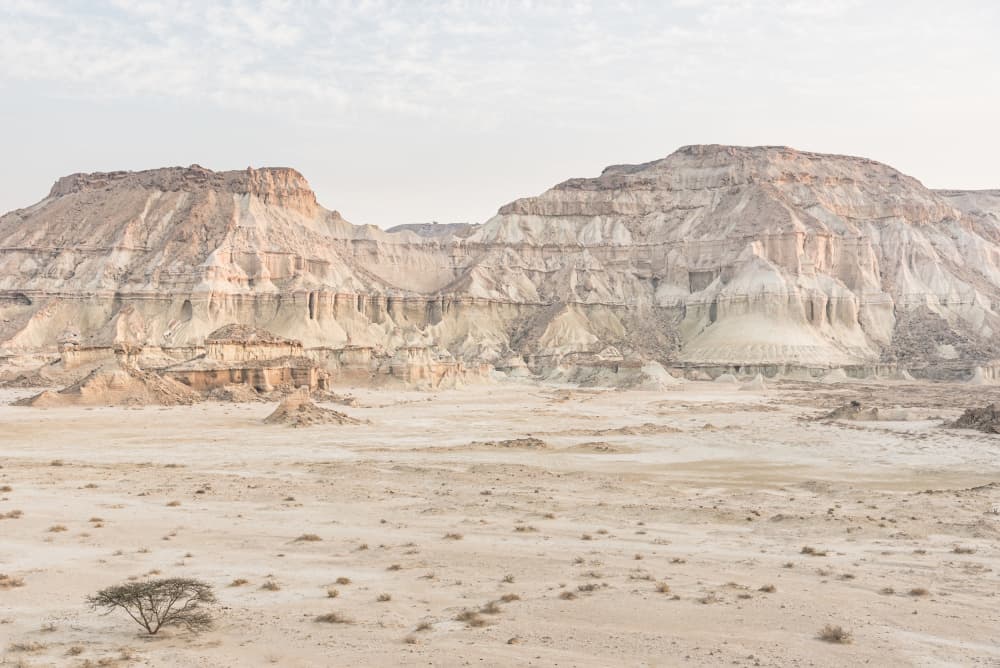 Vast Desert Rock Formations by Photolovers — canvas wall art