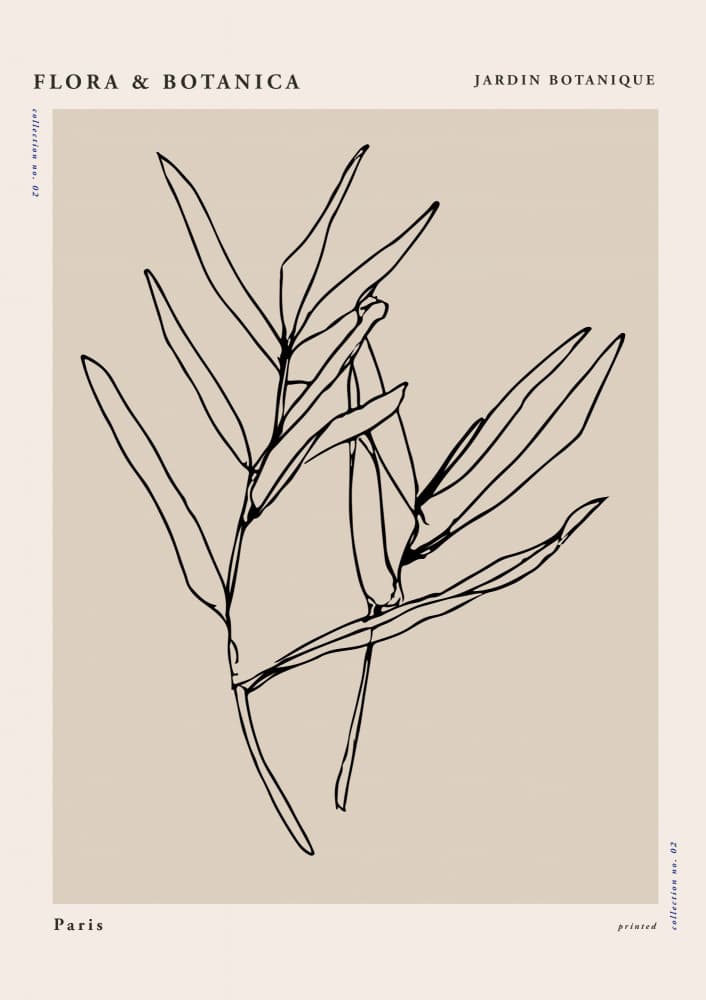 Florabotanicalineno08 by Treechild — canvas wall art