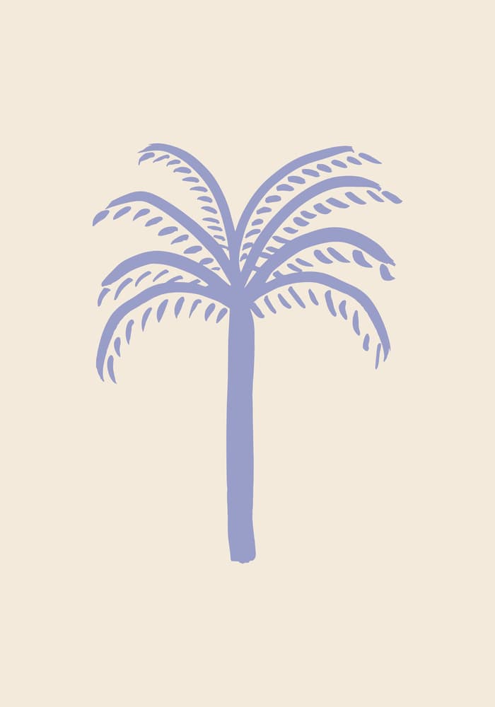 Tropical Palm Tree by Pictufy Studio — canvas wall art