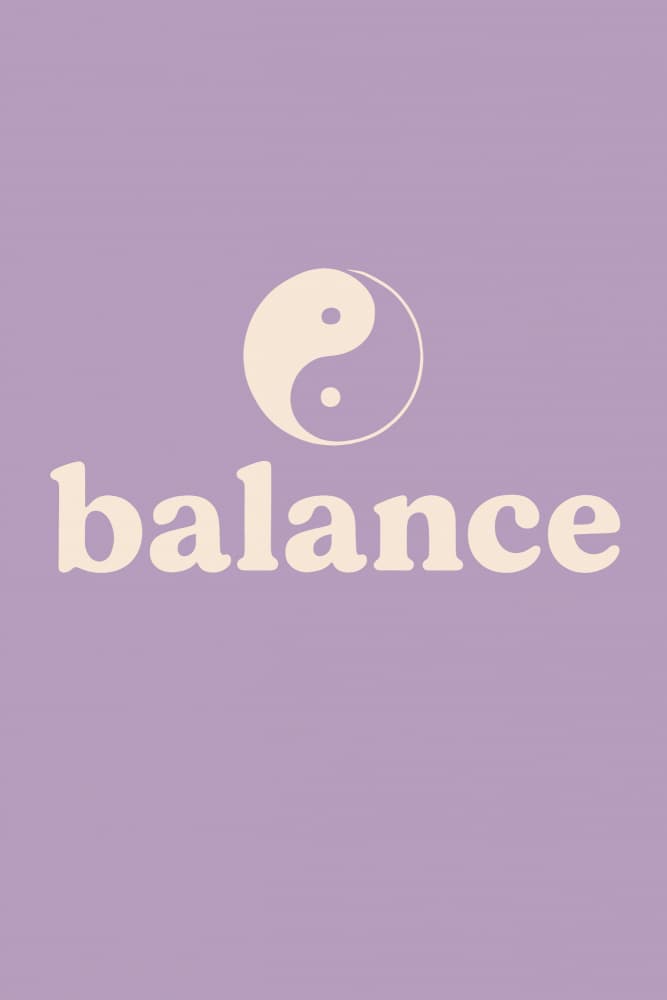 Balanceno02(purple) by Treechild — canvas wall art