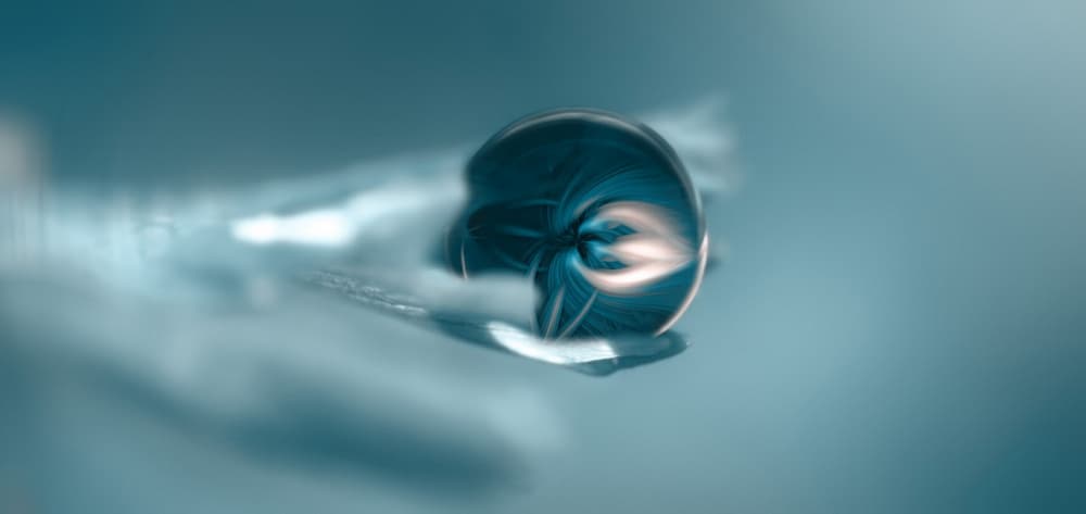 Dynamic Blue Swirl by Sherin.Abdou — canvas wall art