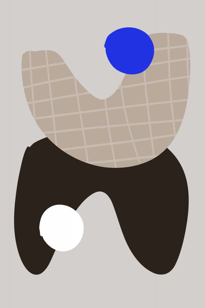 Neutral Circles And Forms by Studio Memb — canvas wall art