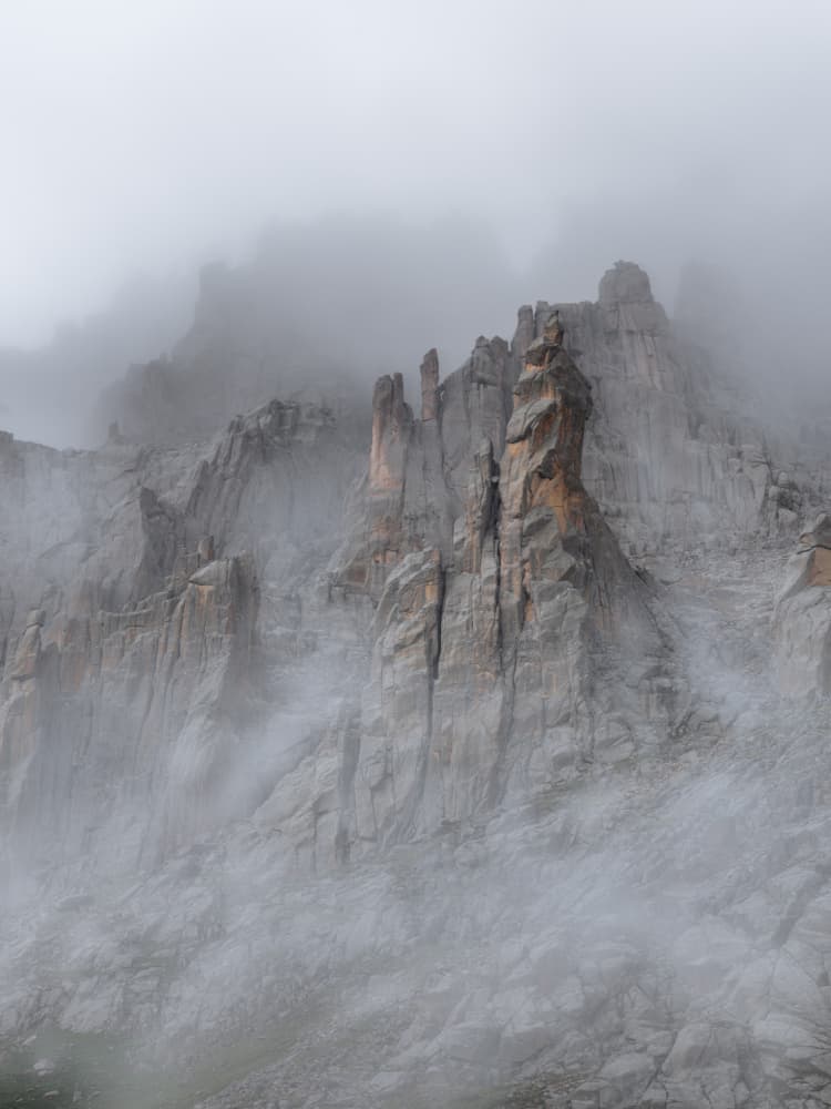 Misty Mountain Peaks by Cai ning — canvas wall art