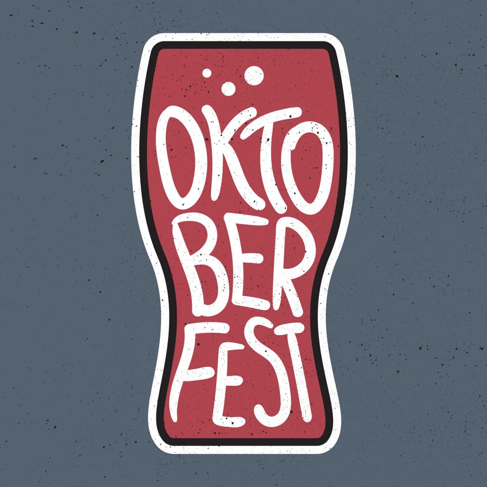 Oktoberfest Beer Glass by Marika Barsrsind — canvas wall art