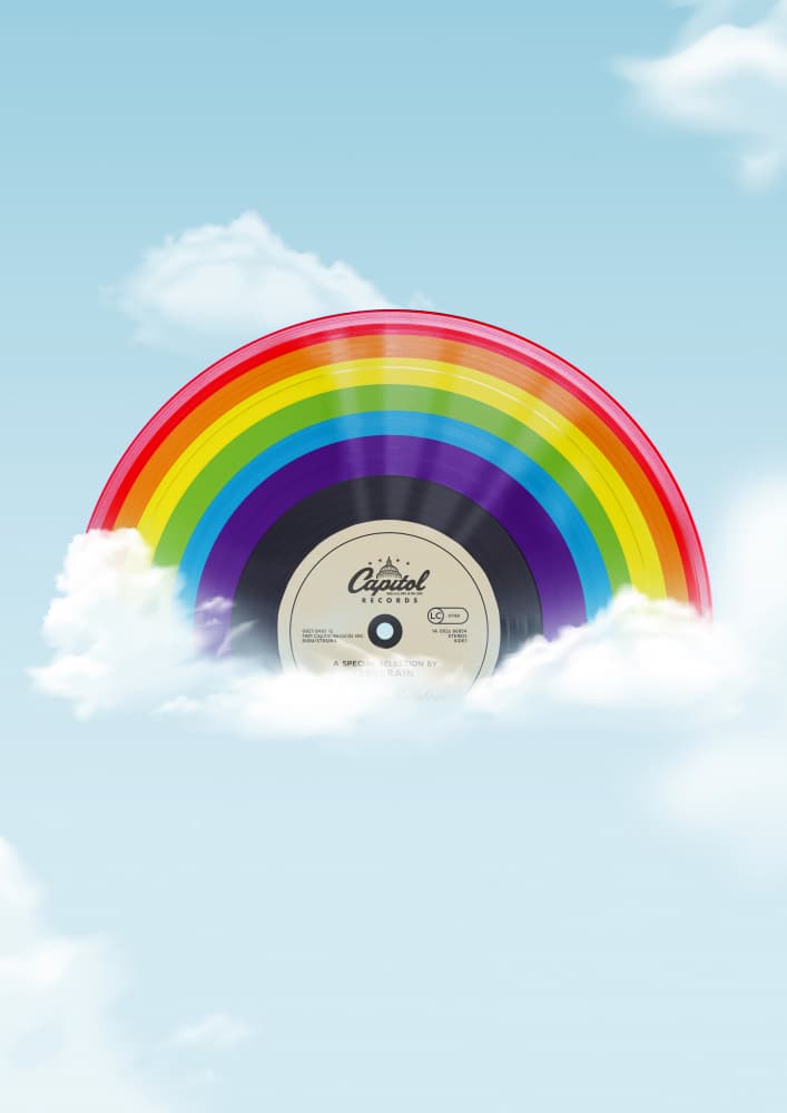 Rainbow Vinyl Dream by Artem Pozdniakov — canvas wall art