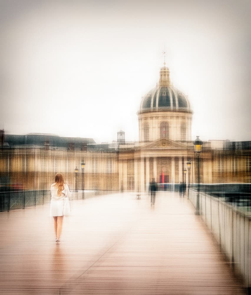Dreamy Parisian Walk by Annette Guo — canvas wall art