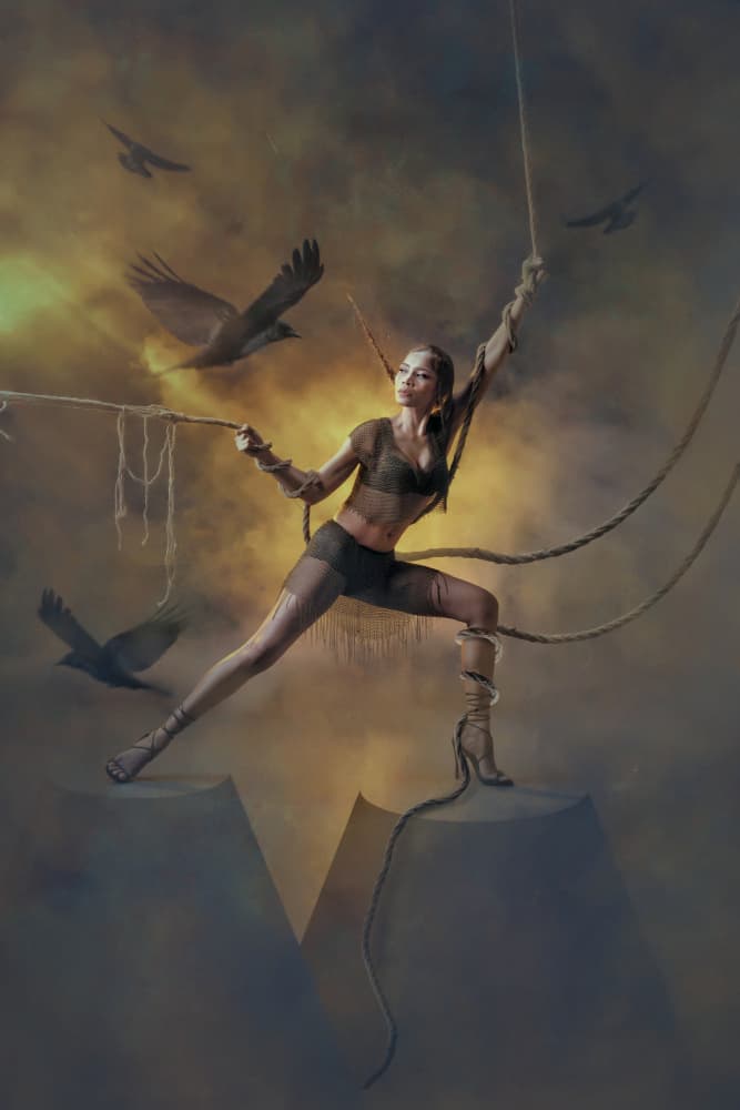 Climbing to the Light by Ajar Setiadi — canvas wall art