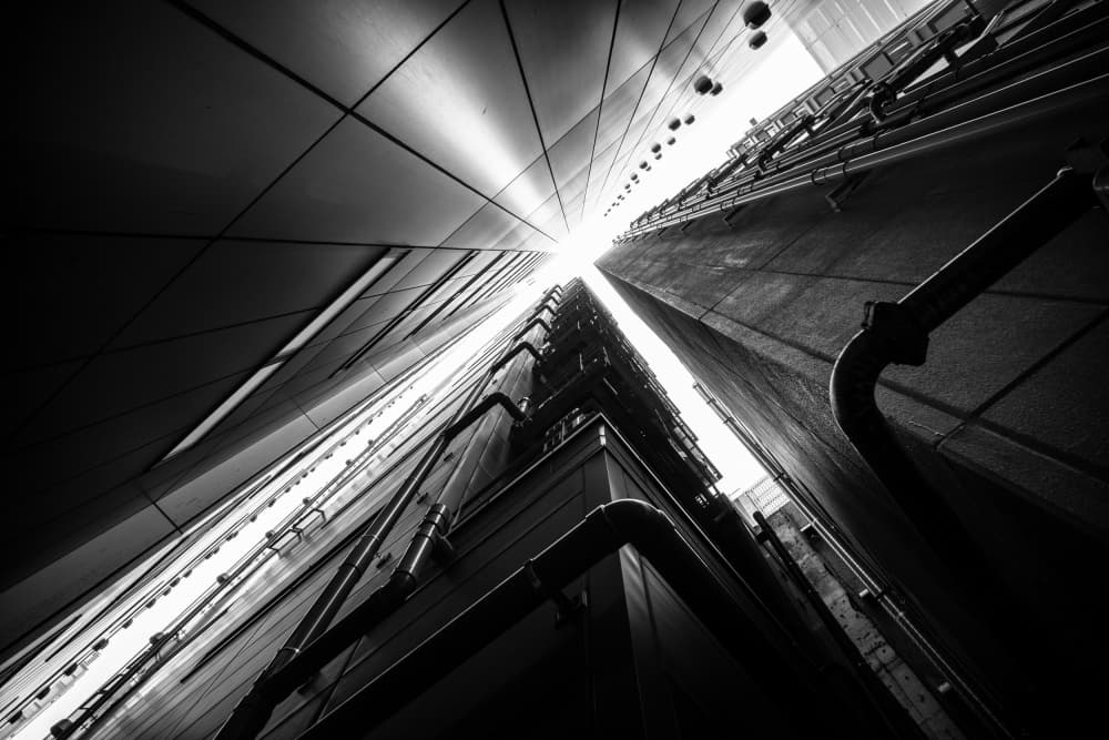 Geometric City Ascent by Satoshi Hata — canvas wall art