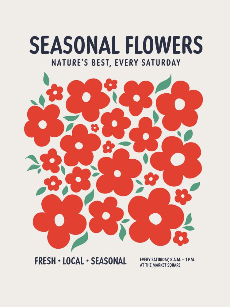Fresh Seasonal Flowers by Alexandra Weise — canvas wall art