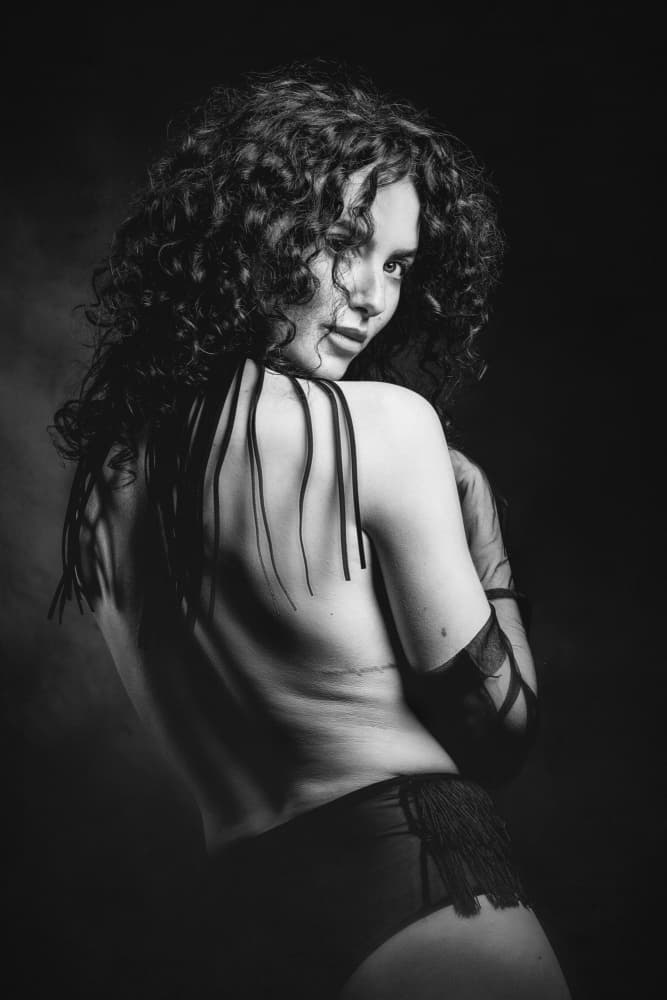 Sultry Back Gaze by Eddie Kavanagh — canvas wall art