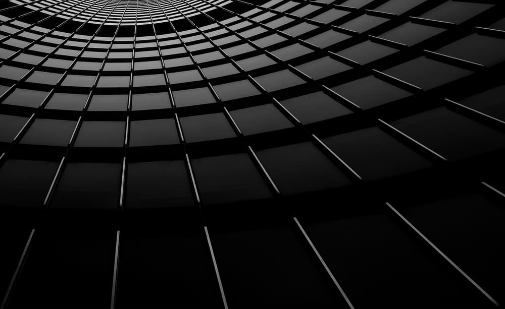 Dark Geometric Curve by Henry Zhao — canvas wall art