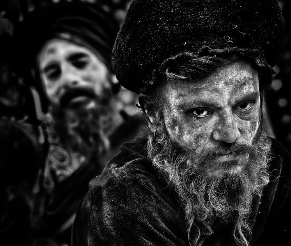 Intense Bearded Man by Giovanni Cavalli — canvas wall art