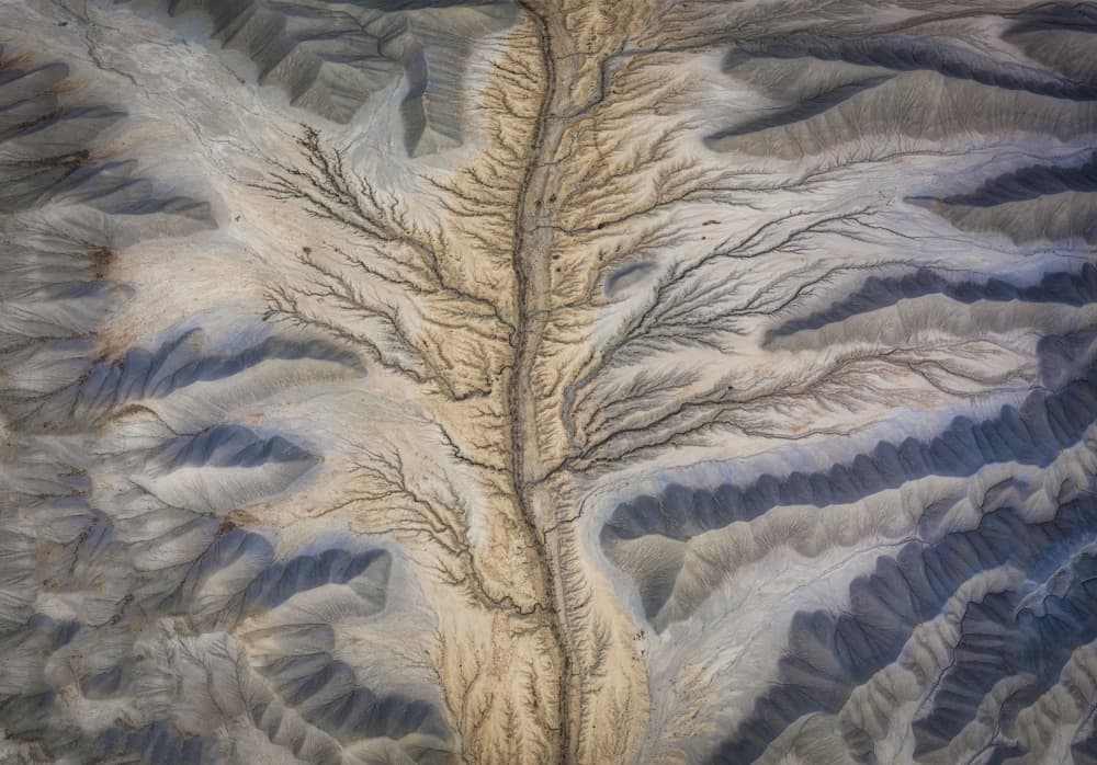 Eroded Earth Patterns by Michael Zheng — canvas wall art
