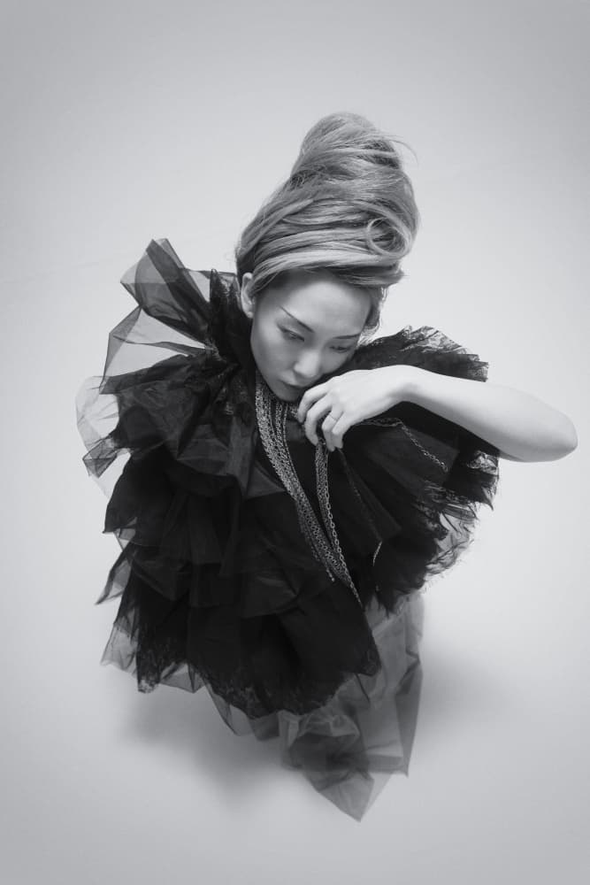 Dramatic Fashion Portrait by Hiro Fukuda — canvas wall art