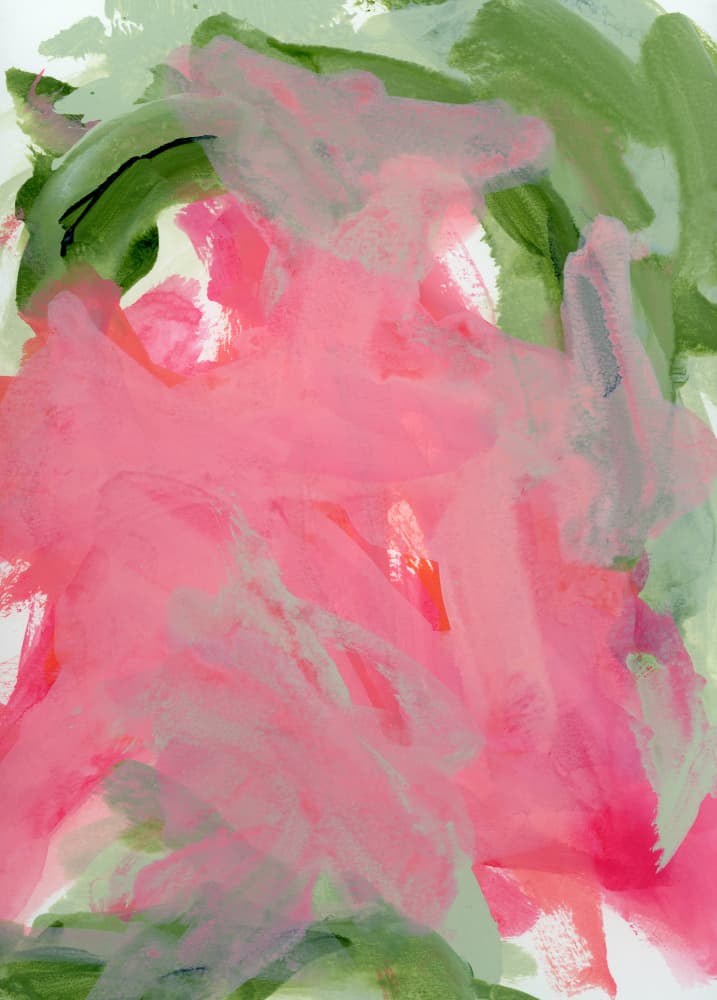 Vibrant Floral Abstract by Teodora 'Teo' Guererra — canvas wall art