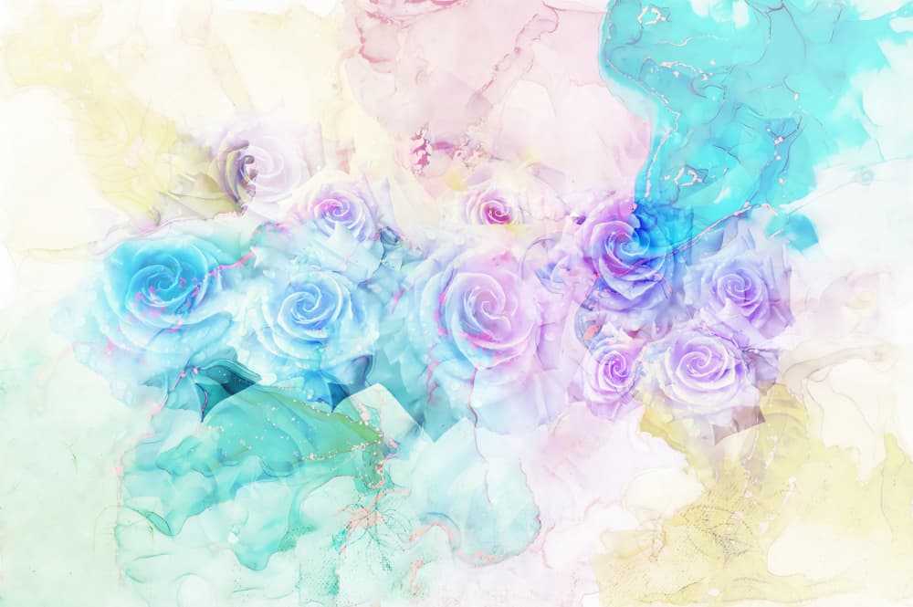 Dreamy Pastel Roses by Rafal Kulik — canvas wall art