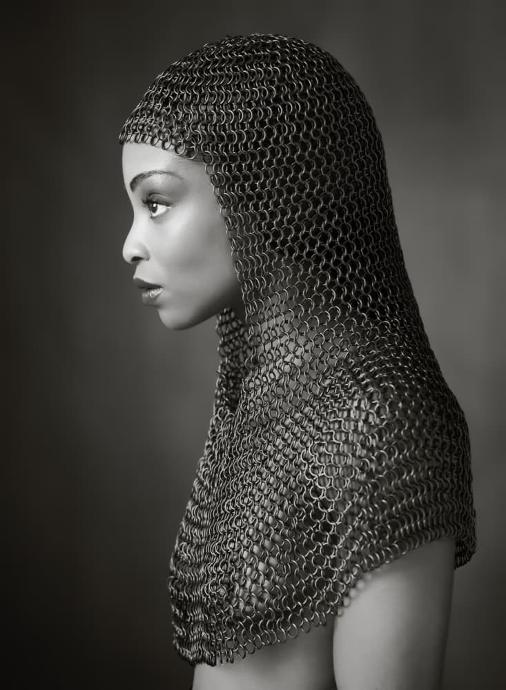 Chainmail Warrior Woman by Catchlight Studio — canvas wall art