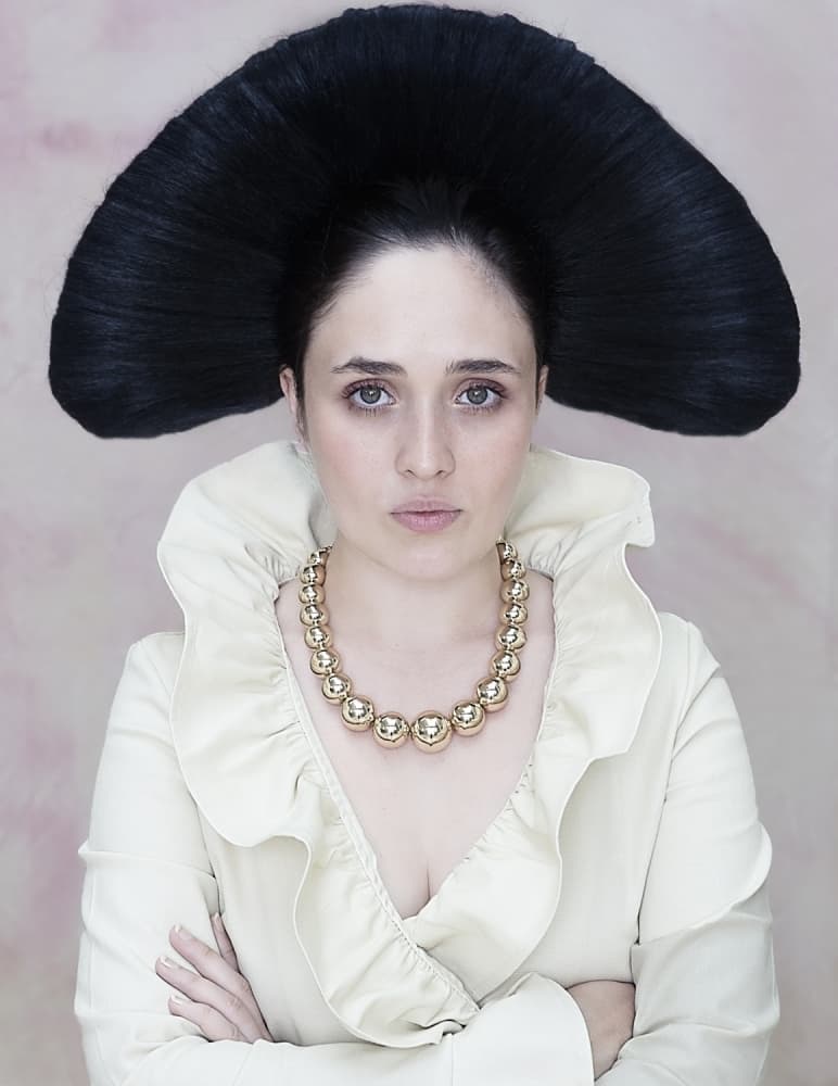 Regal Hair Portrait by kenp — canvas wall art