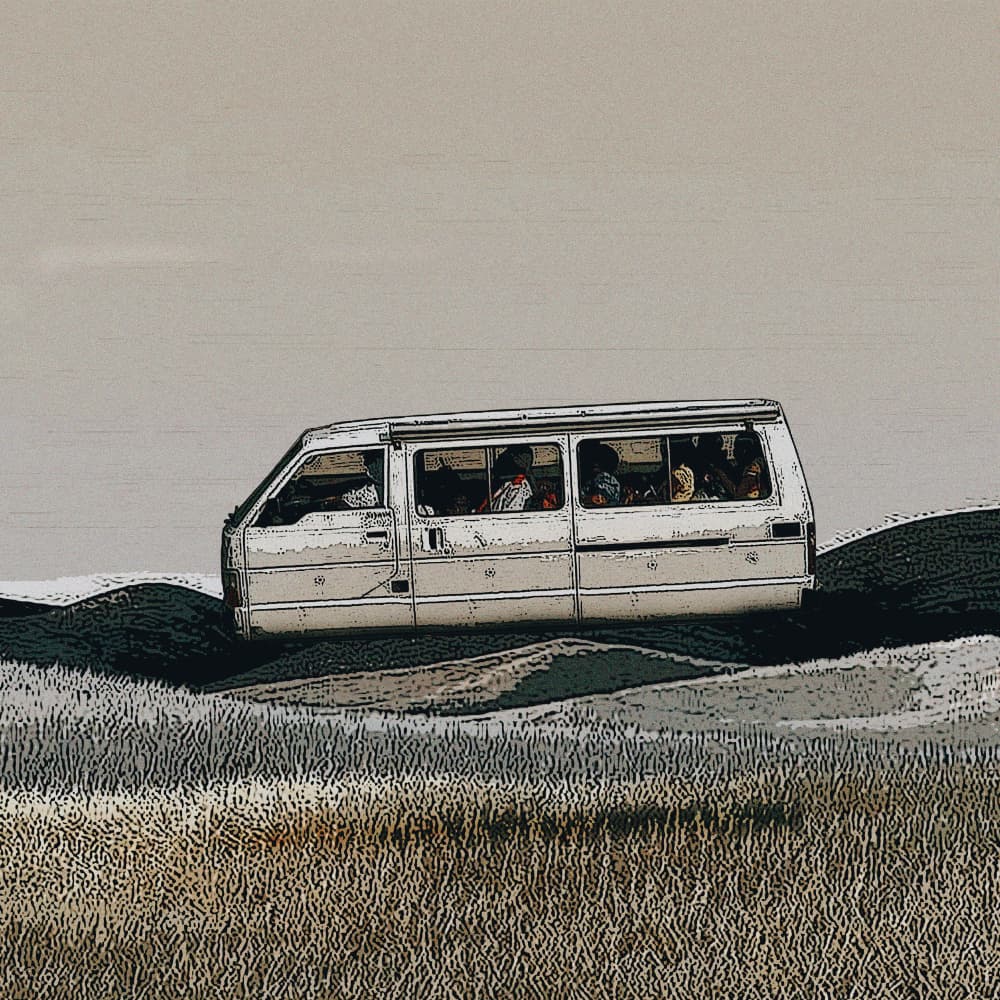 Overland Bus Adventure by Mathabela Madiela — canvas wall art