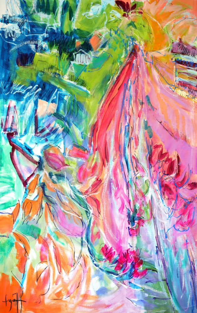 Vibrant Tapestry by Dorothy Fagan — canvas wall art