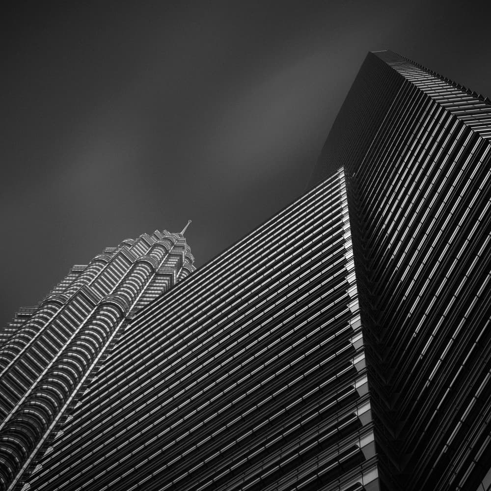 Towering City Architecture by Ahmed Thabet — canvas wall art