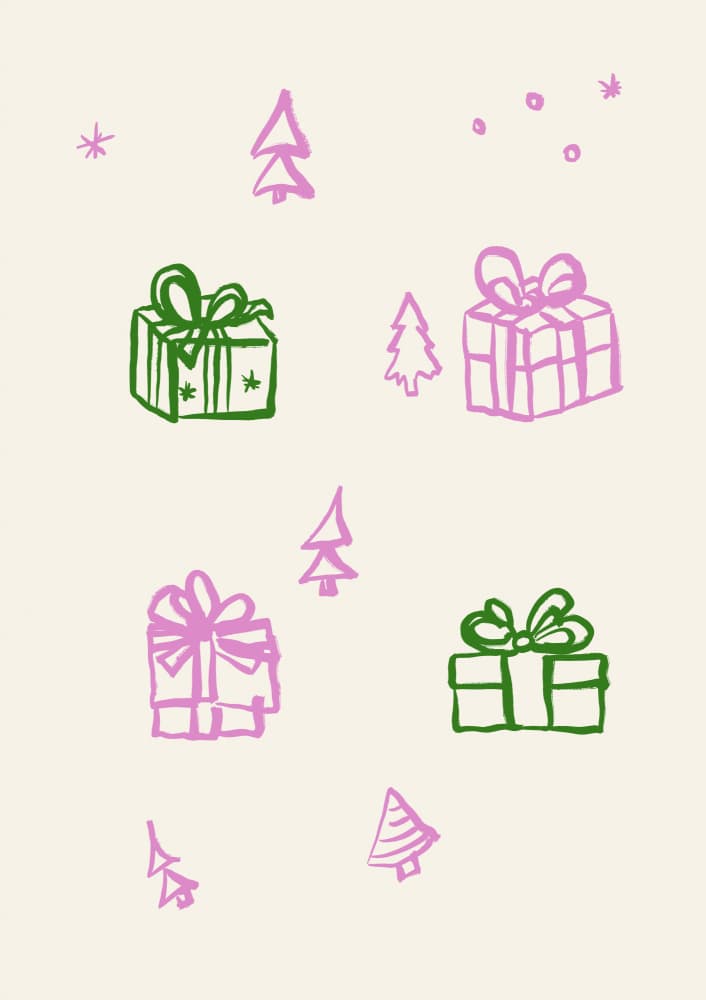 Christmas gifts by Treechild — canvas wall art