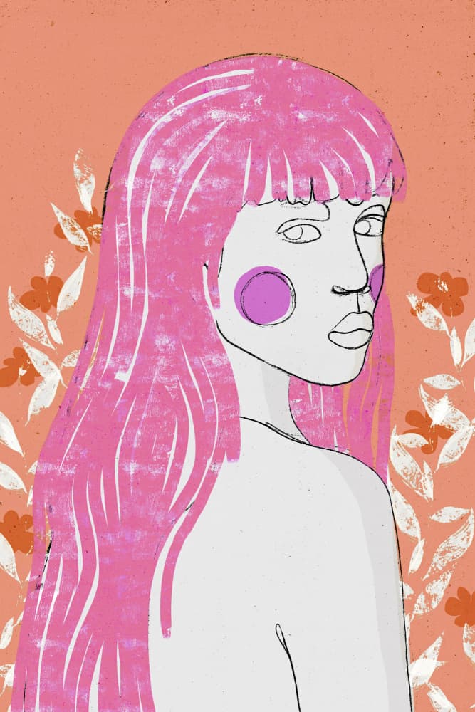 Blossom Gaze by Treechild — canvas wall art