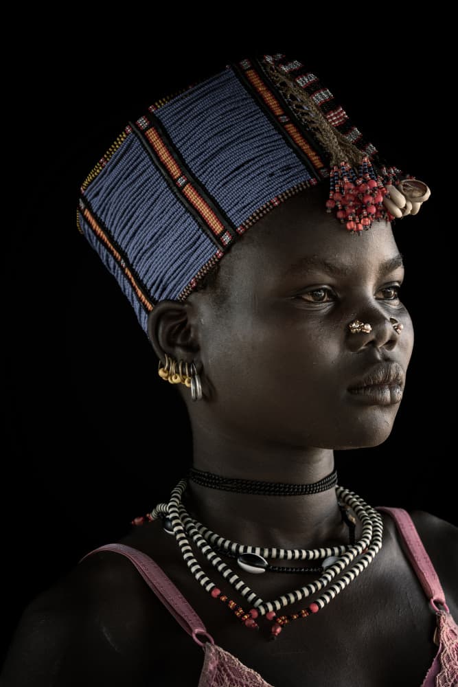 Striking Tribal Woman by Trevor Cole — canvas wall art